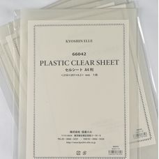 Plastic clear sheet (210 x 297 mm)