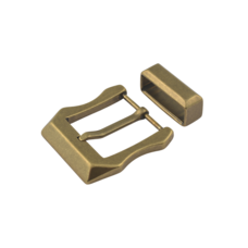 Solid buckle BR-104BQ 40mm with loop (Antique Brass)