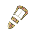 Buckle with loop "Floral Canyon" 38mm