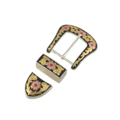 Buckle with loop "Floral Canyon" 38mm