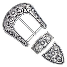 Buckle with loop "Floral Diablo" 38mm