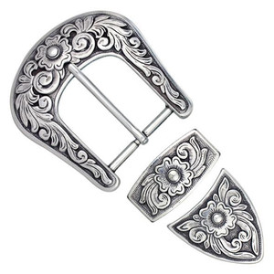Buckle with loop "Floral Diablo" 38mm