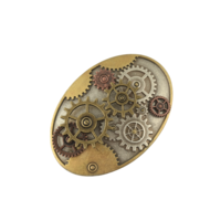 Buckle "Steampunk Gear Trophy" 38mm