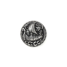 Concho Viking Drakkar (Antique Silver)