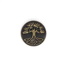Concho Tree of Life (Antique Brass)