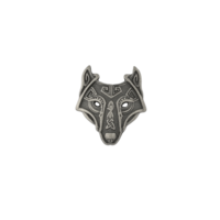 Concho Viking Wolf (Antique Silver)