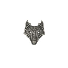 Concho Viking Wolf (Antique Silver)