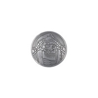 Concho Scull with Heart (Nickel)