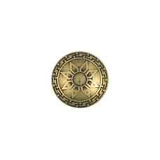 Concho Runes Alatyr (Brass)