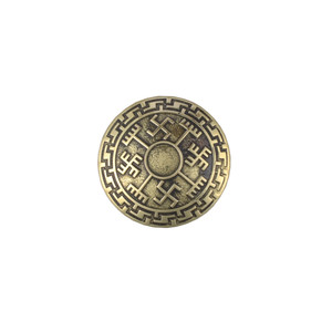 God of wealth Leather Conchos East Religious “Rich in life” Concho For  Leather Craft Decoration
