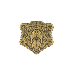 Concho Bear (Brass, Silhouette)