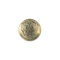 Concho Russian Emblem (Brass)