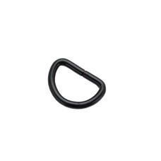 D-ring 25x15mm (Steel,Black)