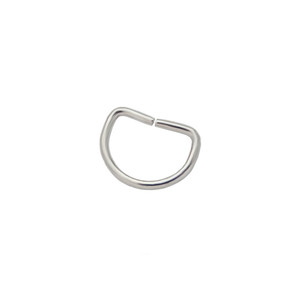 D-ring 25x18mm (Steel,Nickel)