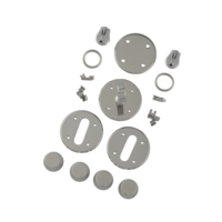 Комплект PRO фурнитуры для сумки Lindy 26 (хром)