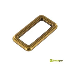 Square loop BG-7097 32mm (Antique Brass)