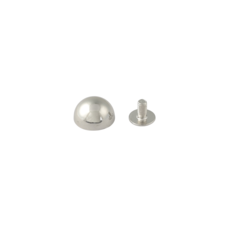 Hermes bag foot 12mm (Semiround, Chrome)