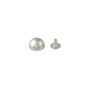 Hermes bag foot 12mm (Semiround, Chrome)