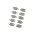Oval tag "Handmade" 16x8mm (10pcs)