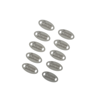 Oval tag "Ручная работа" 16x8mm (10pcs)