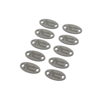 Oval tag "Сделано в России" 16x8mm (10pcs)