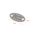 Oval tag "Сделано в России" 16x8mm (10pcs)