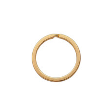 Flat Key ring 32mm (Steel,Gold)