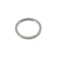 Flat Key ring 32mm (Steel, Nickel)