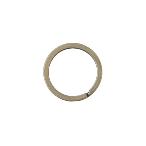 Flat Key ring 32mm (Steel, Antique)