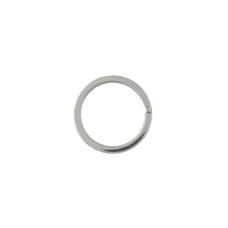Flat Key ring 30mm (Steel, Nickel)