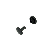 Double cap rivet 9mm (Black Oxide, Steel)