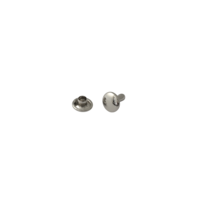 Double cap rivet Wuta 6mm (Nickel, Brass)