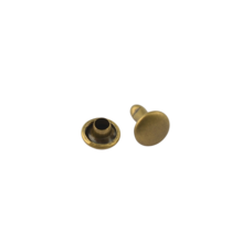 Double cap rivet Wuta 8mm (Antique, Brass)