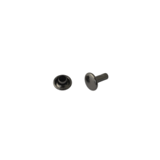 Double cap rivet Wuta 7mm (Black Nickel, Brass)