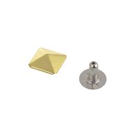 Pyramid cap rivet 10mm (Brass, Stainless)