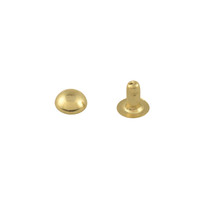 Semisphere cap rivet 6mm (Brass, Steel)