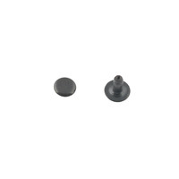 Single cap rivet 6mm (Black oxide, Steel)