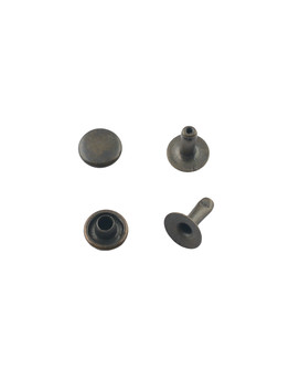 Single cap rivet 7mm (Antique, Steel)