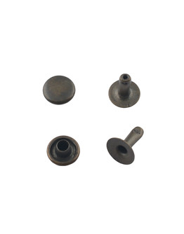 Single cap rivet 9mm (Antique, Stainless)