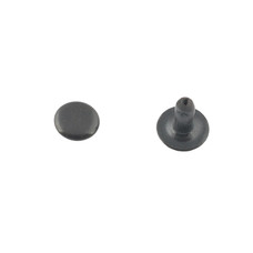 Single cap rivet 9mm (Black Oxide, Stainless)