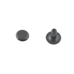 Single cap rivet 9mm (Black Oxide, Stainless)