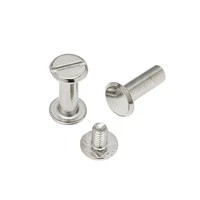 Chicago Screw LB 15mm (Nickel, Flat)