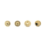 Hato Snap button #54 12.5mm (S-spring, Brass)