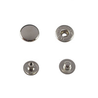 Hato Snap button #54 12.5mm (S-spring, Nickel)