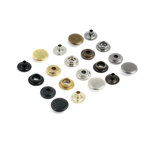 Snap button #61 15mm (50pcs, Brass)