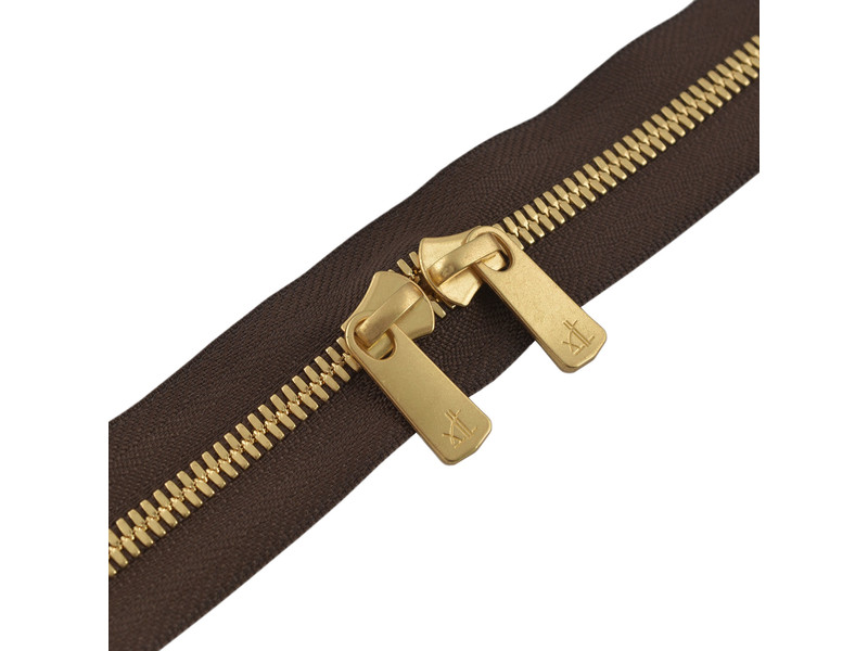 YKK Excella Zipper #5 (Brass, 2-way)