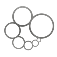 Radius ruler "Atkison circles"