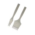 Diamond Pricking irons LC 5mm (2+6 prongs) Diamond Pricking irons LC 5mm (2+6 prongs)