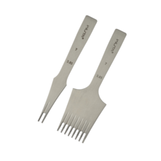 French pricking iron Wuta 3.85mm (2+8, Obverse)