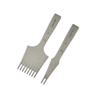 French pricking iron Wuta 4.5mm (2+8, Obverse)